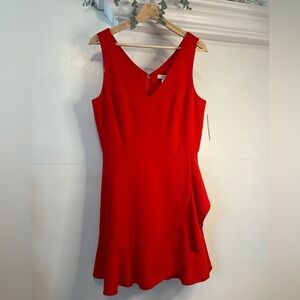 SPEECHLESS Women’s Junior Skater Dress Mini / Red / Romantic / Size: Large